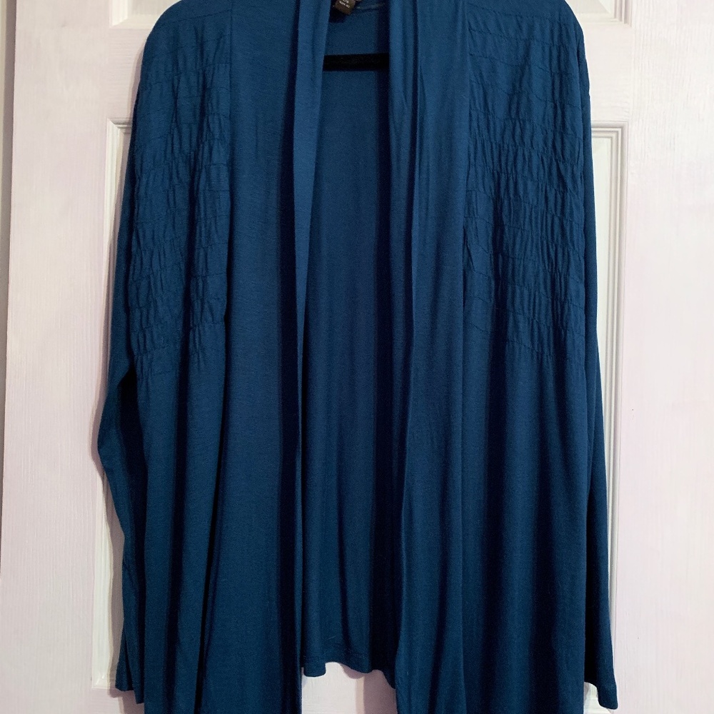 Turquoise Flowy Sweater